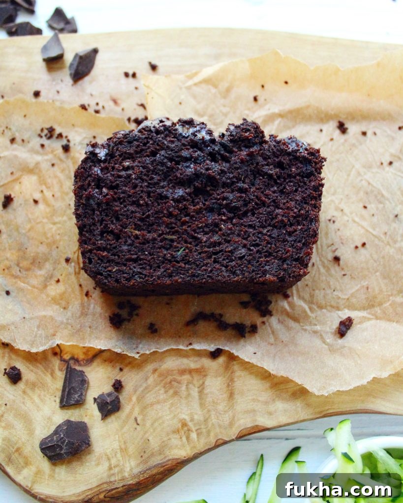 Whole Wheat Double Chocolate Zucchini Bread 6 Whole Wheat Double Chocolate Zucchini Bread