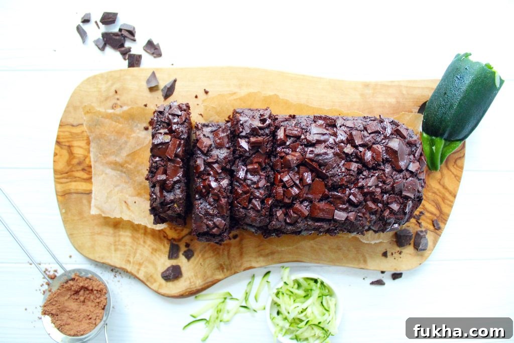 Whole Wheat Double Chocolate Zucchini Bread 7 Whole Wheat Double Chocolate Zucchini Bread