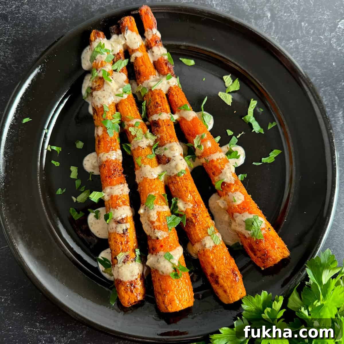 air fryer roasted carrots
