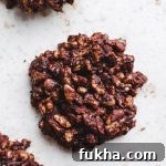 No bake chocolate caramel cookies