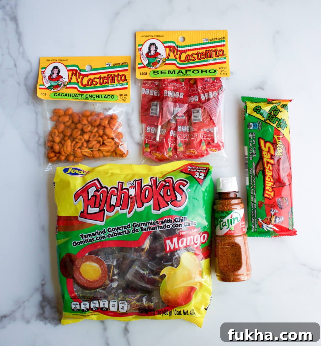 Mexican candy for Sandia Loca