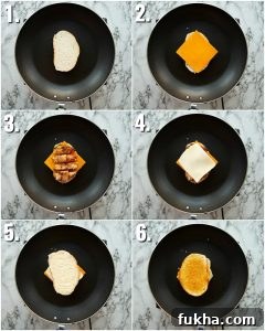 how to make jalapeno popper grilled cheese 6 step by step photos showing how to make jalapeno popper grilled cheese