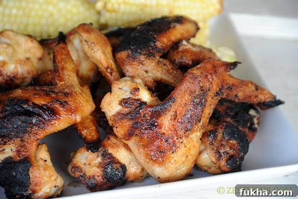 Grilled Crispy Beer Wings