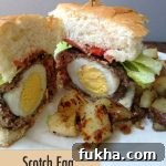 Scotch Egg Breakfast Burger