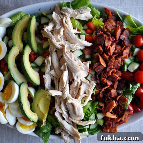 Chopped chicken salad.