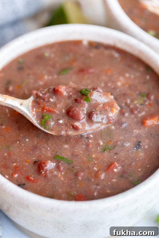 Slow Cooker Black Bean Soup