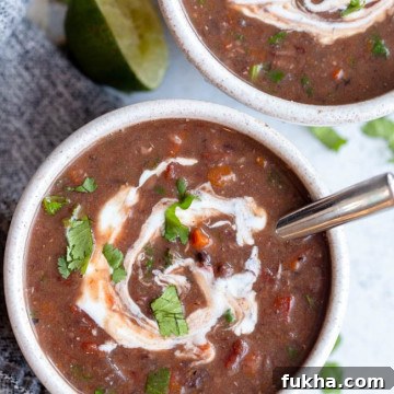 Slow Cooker Black Bean Soup