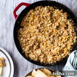 Stove Top Cheesy Corn Dip