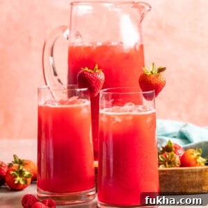 berry hibiscus lemonade