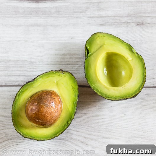 1-Ingredient Zero-Carb Chips with Spicy Cajun Avocado Mayo 5 Spicy Cajun Avocado Mayo; Halved Avocado | Low-Carb, So Simple