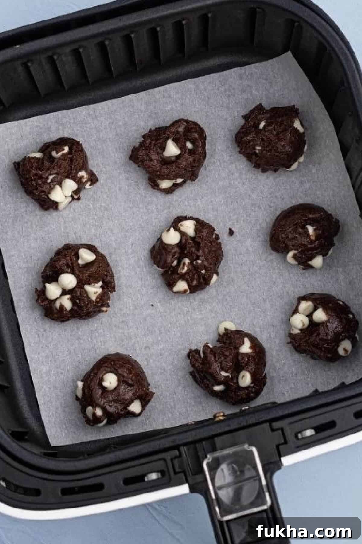 Air Fryer Cake Mix Cookies: Quick Chocolate Chip Recipe 4 Cookie dough in bowl