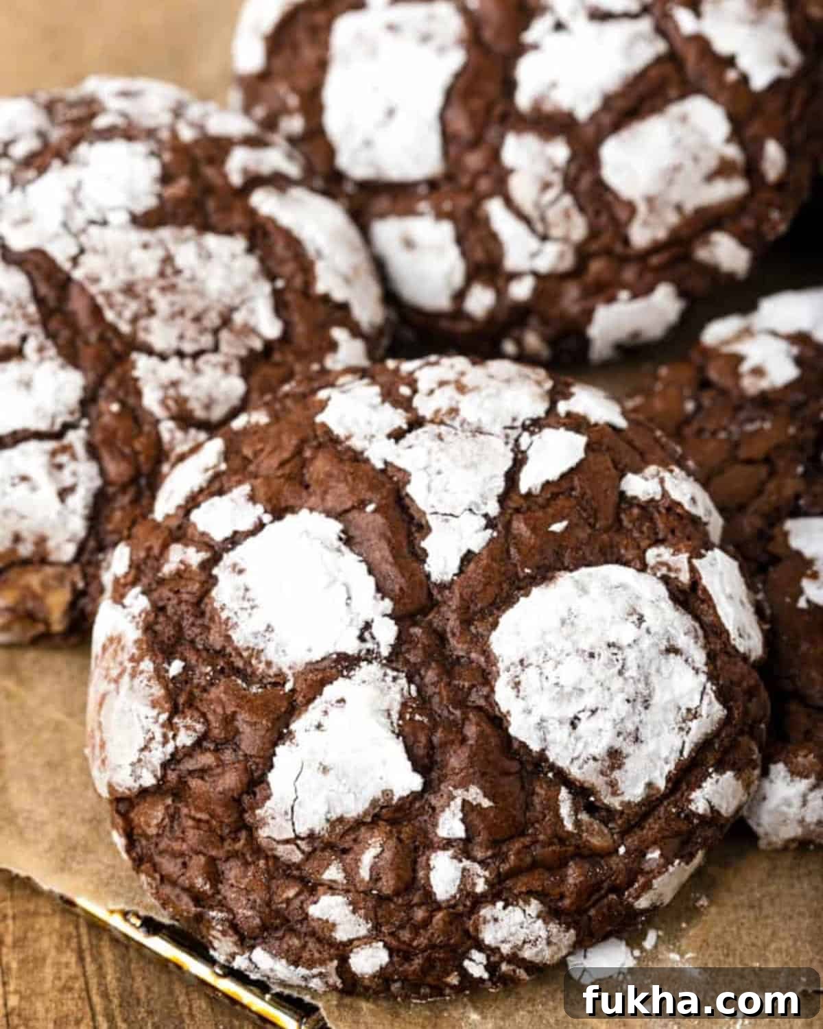 Brownie Mix Crinkle Cookies