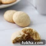 Close up of the inside of an almond macaroon.