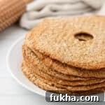 Close up of Easy Swedish Crispbread (Knäckebröd) on a plate.