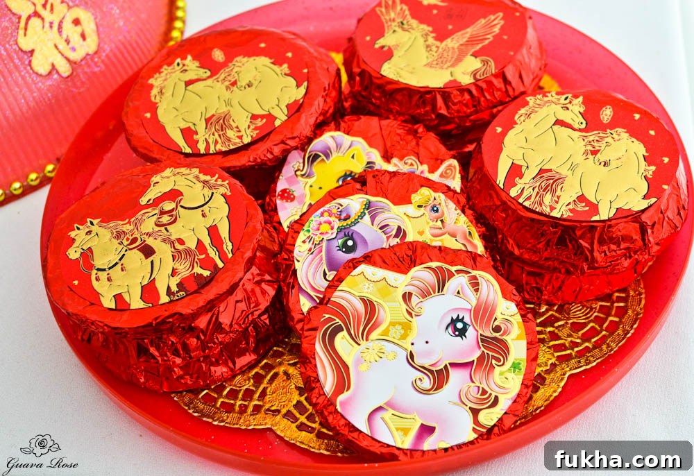 Wrapped shortbread oatcakes in Chinese Candy Box